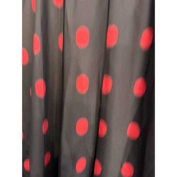 Zara Women’s Brown Red Polka Dot Satin Feel Spaghetti Strap MIDI Dress NWT M - Picture 16 of 16